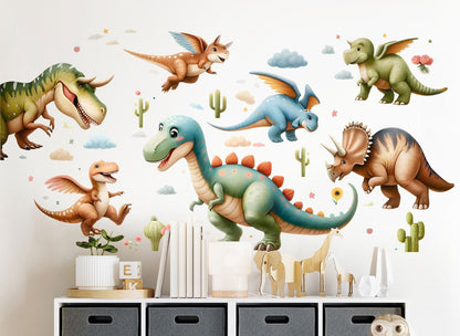 Wall decals Children's  Dinosaur set