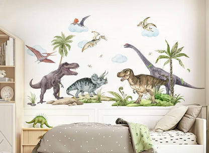 Wall decals Children's  Dinosaur set
