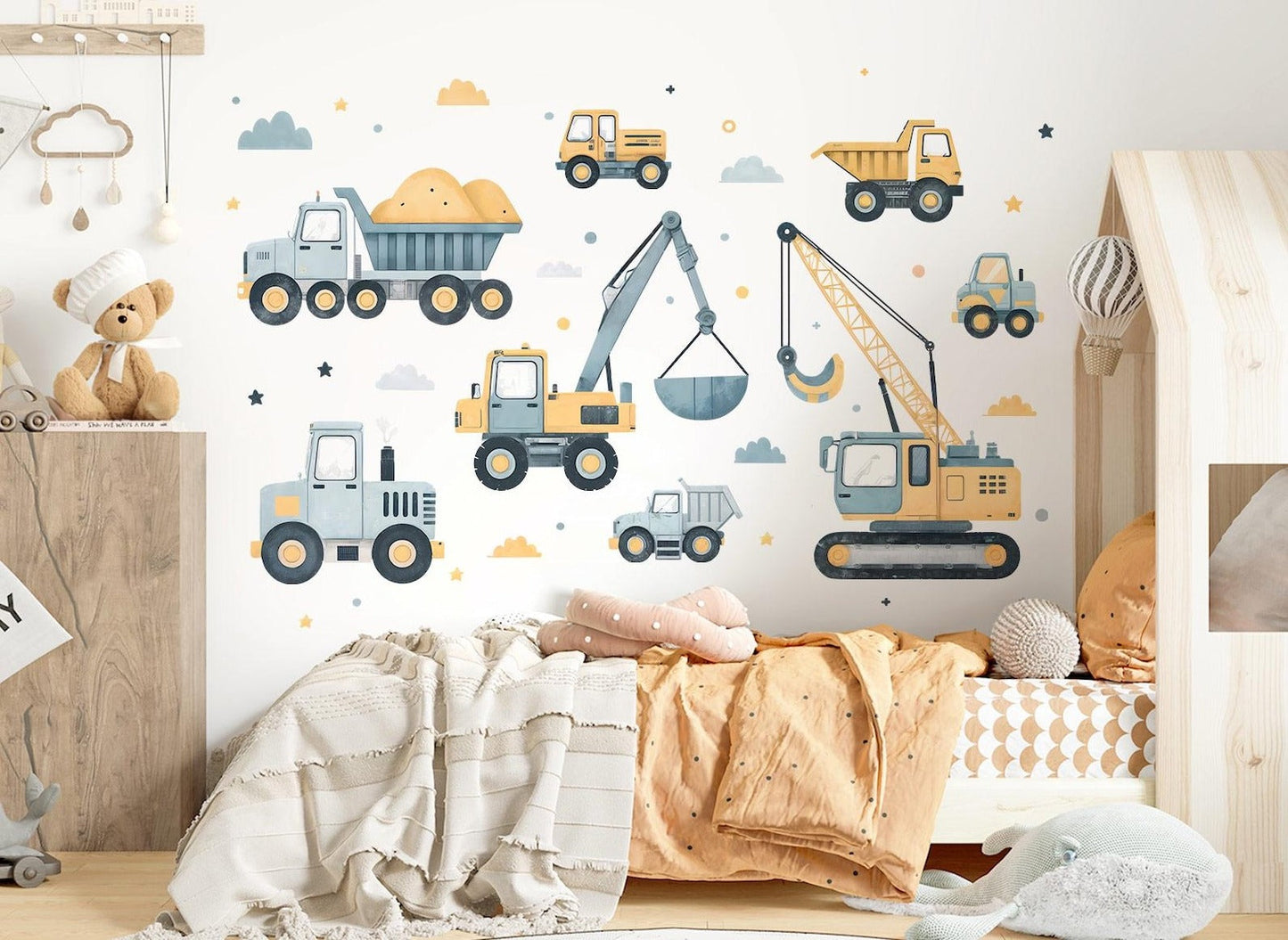 Wall decals Children's Vehicle Set